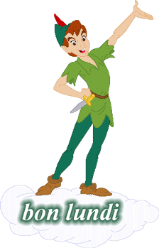 Bon lundi Peter Pan